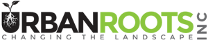 Urban Roots Inc logo with plant graphic.