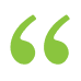 Green quotation marks on a black background.